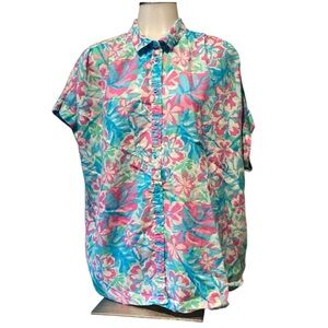 🛑LAST CHANCE🛑TIME AND TRU Button Down Blouse